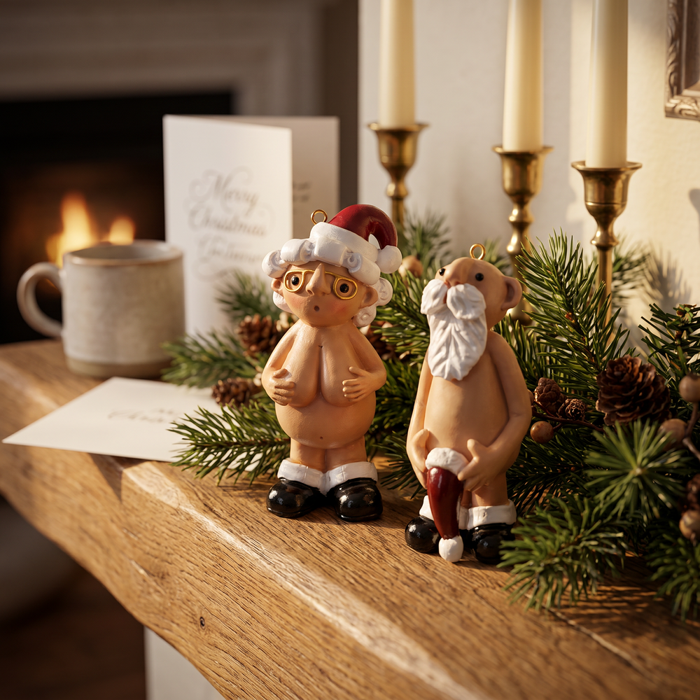 A little surprise among the familiar decorations.