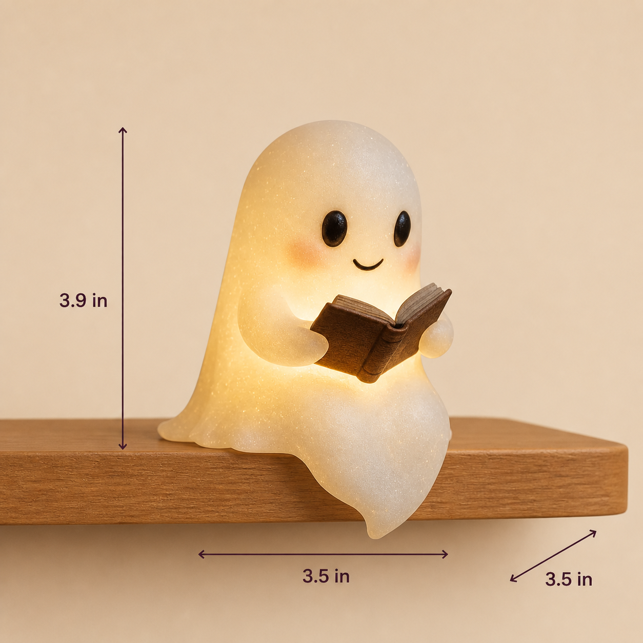 Staying Awhile ghost night light dimensions